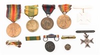 SPAN-AM WAR - WWI US MEDALS & BADGES