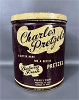 Charles Pretzels Tin