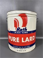 Rath Black Hawk Pure Lard Tin