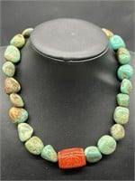 Turquoise Stone 16in Necklace