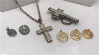 Spiritual Crosses Jewelry Assortment Lot