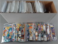 Long Box 1980-Newer Marvel Comics w/ Cable Coll