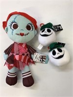 3 New Disney Tim Burton's Stuffies