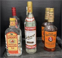 Vintage Old Grandad, Bourbon, Whiskey, Vodka.*