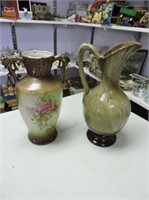 Austrian & Pottery Bud Vases