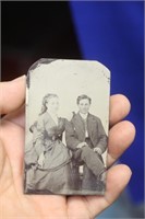 Tin Type of a Couple