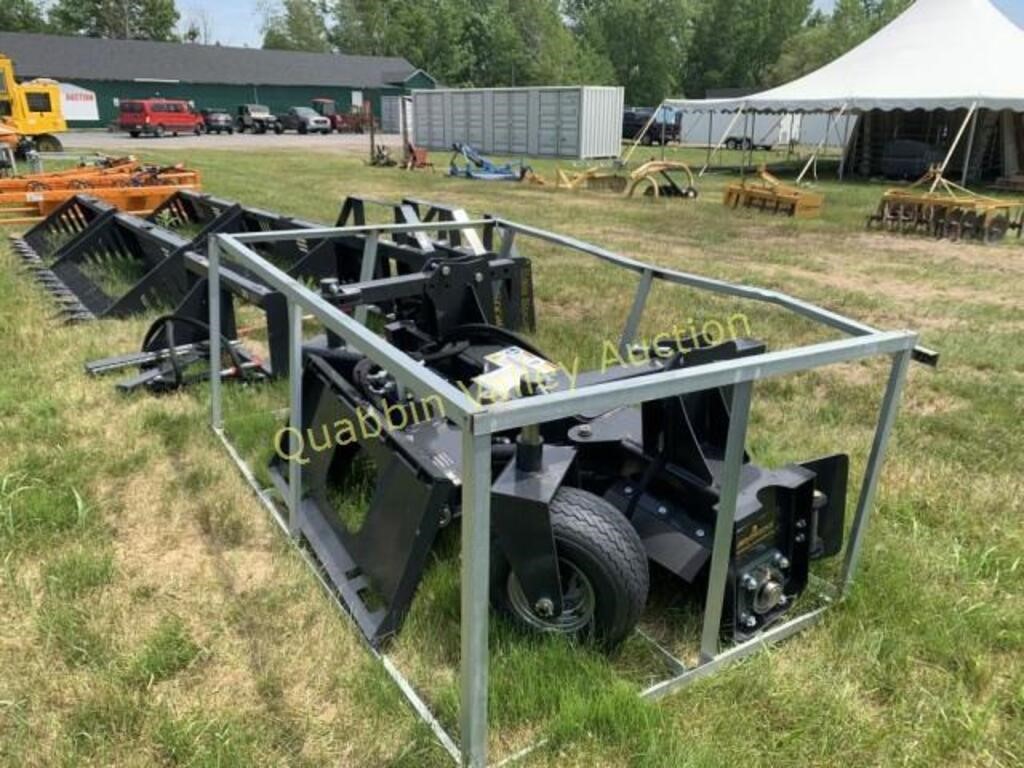 QUICK ATTACH 72 INCH SKID STEER POWER RAKE