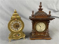 2 Small Vintage Clocks for Repair