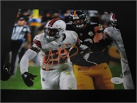 GRANT DELPIT SIGNED 8X10 PHOTO BROWNS JSA