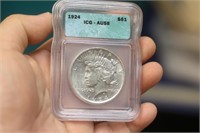 1924 Peace dollar