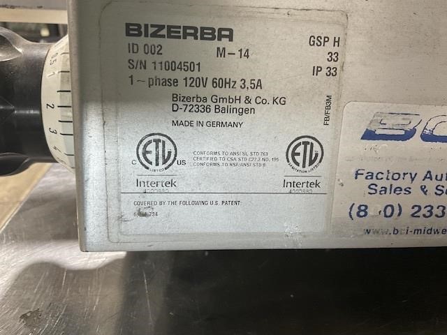 Bizerba manual slicer