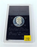 1971-S Proof Eisenhower dollar, 40% silver