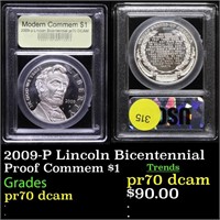 Proof 2009-P Lincoln Bicentennial Modern Commem Do