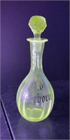 Vintage Old Dearborn UV 365 NM Glass Decanter