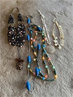 Lot of Assorted Colorful Necklaces/Pendants