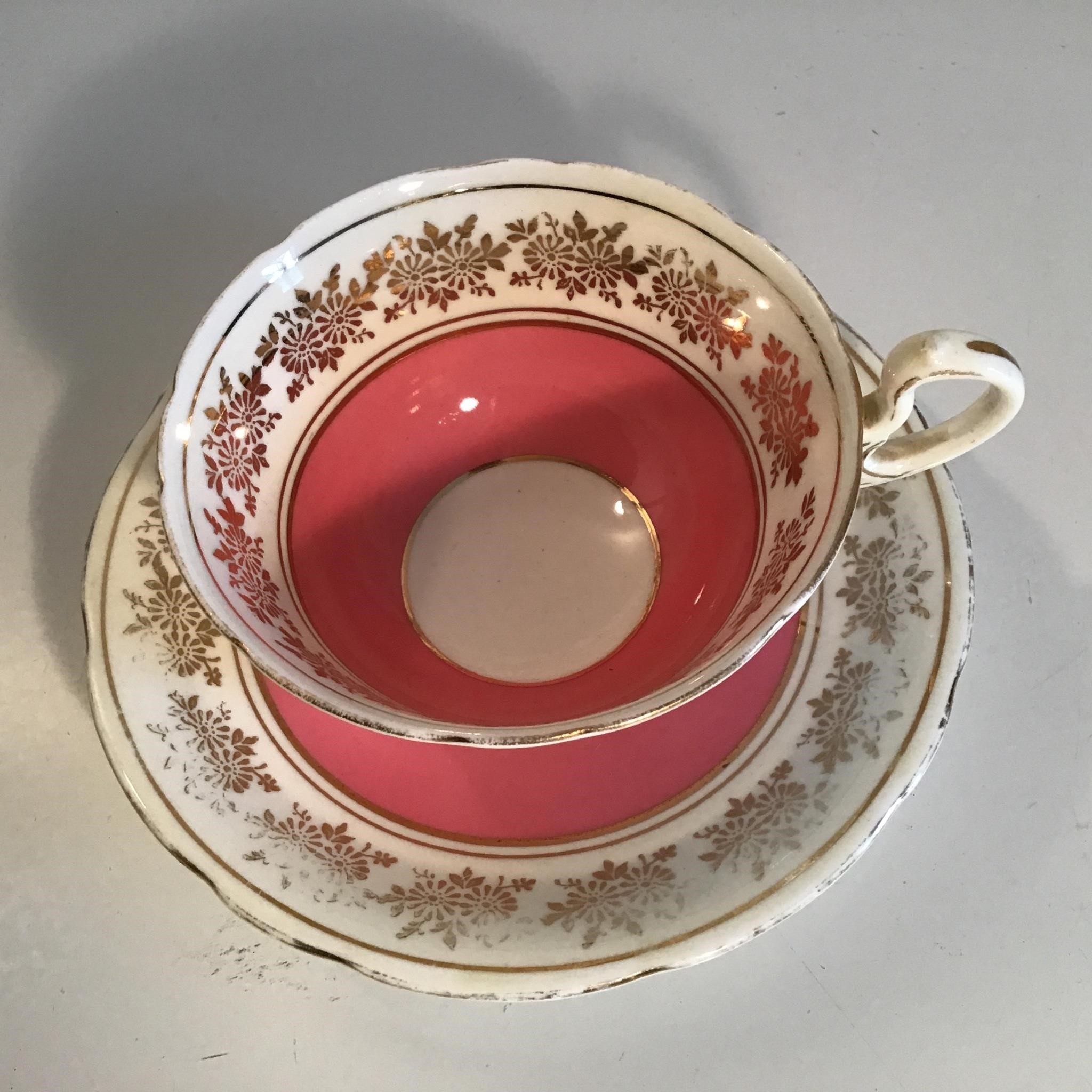 PINK TEACUP & SAUCER