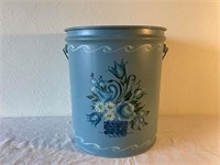 Rosemale Painted Flower Bucket