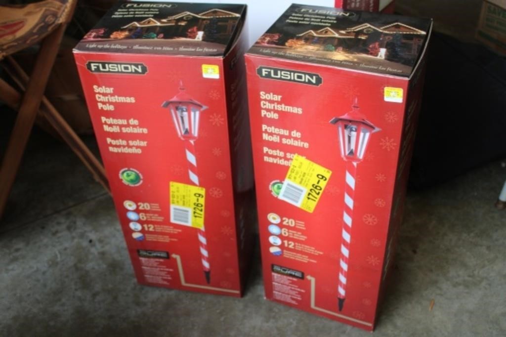 2 Solar Christmas Lights 5FT