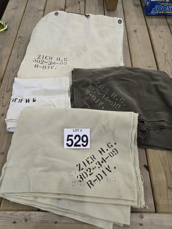 MILITARY BLANKETS & BAGS