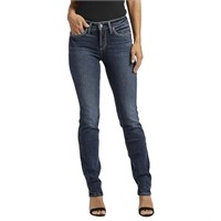 Silver Jeans Co. Women's Suki Mid Rise Straight