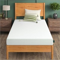 Twin Zinus 6 Inch Green Tea Memory Foam Mattress