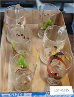 FLAT OF WILDLIFE-THEMED MUGS & DRINKING GLASSES