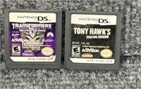 2 Nintendo DS Video Game Cartridges