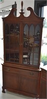 Gothic Style China Cabinet  - 82"h x 36.5"l x 16.5