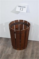 Arts & Craft Stave Trash Can