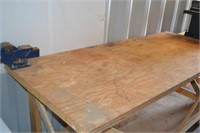 6' X 3' TABLE WITH 3" VISE