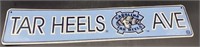 Metal Tar Heels Sign