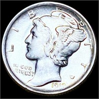 1918-D Mercury Silver Dime UNCIRCULATED