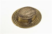 "MOST HATS COVER THE HEAD" ADV. TAPE MEASURE