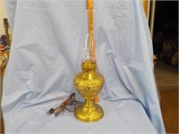Oil lamp converted w/ chimney