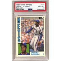 1984 Topps Traded Tiffany Dwight Gooden Rc Psa 8