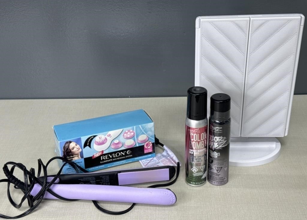 Beauty Package-Desk Mirror, Facial Cleanser,