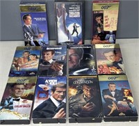 Lot of James Bond VHS Collection!