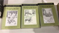 Helen Hoover three book lot, the gift of the