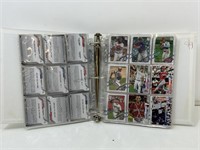 Mixed album of baseball cards