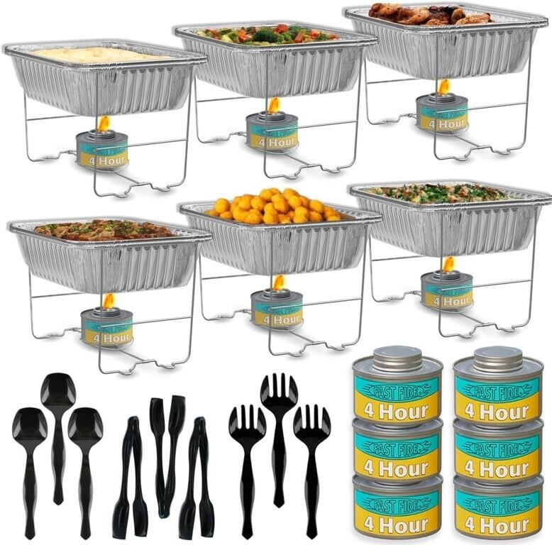 Chafing Dish Buffet Set, Half Size, Disposable
