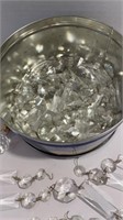 Lot of Crystal Chandelier Lusters, 20 Plus.