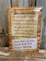 Bill of Rights Sign