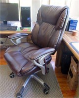 Very Nice Brown Leather Office Chair