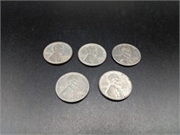 1943 Steel Penny Lot (x5)