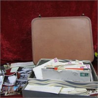 1960's love letters and photographs in suitcase.