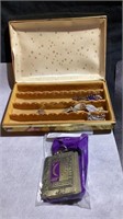 Jewelry Case and 2 Cancer Survivor Necklaces