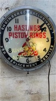 1956 Hastings piston rings clock