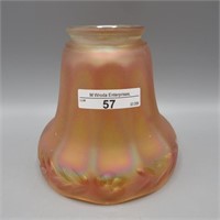 1 mari. Floral Etched 4.25" shade w/2" fitter