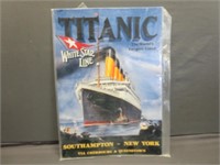 ~ Titanic White Star Line Metal Sign