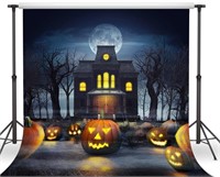 (New)WOLADA 10x10FT Halloween Backdrop Halloween